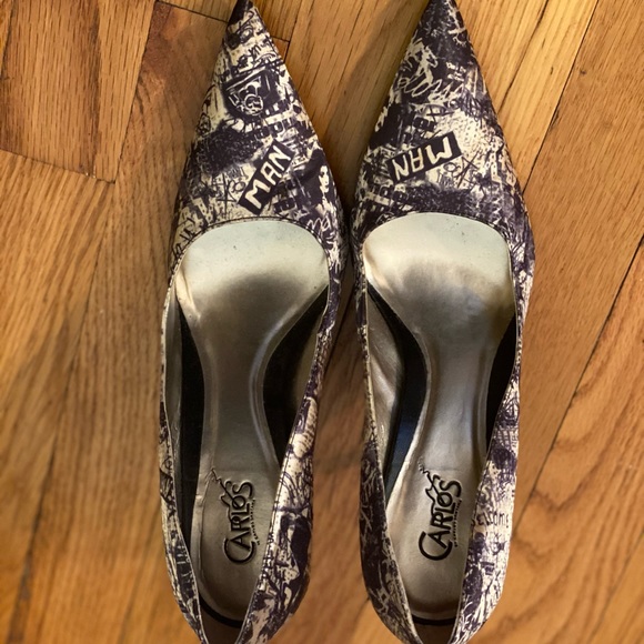 Pointed print heels - Picture 2 of 3